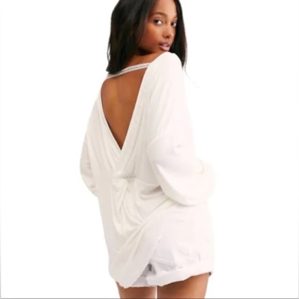 EUC Free People Shimmy Shake Oversized Knit Top